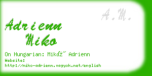 adrienn miko business card